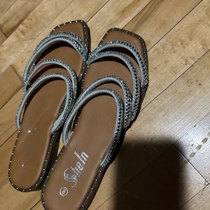 Shein rhinestone sandals